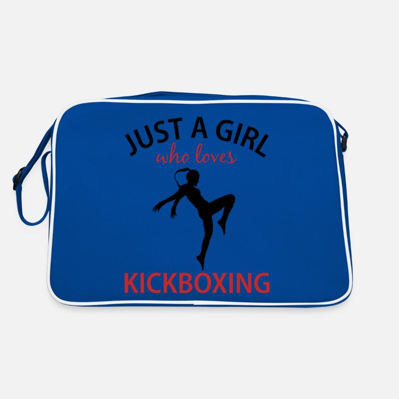 Kickboxerin Spruch Geschenk Damen Mädchen Retro Tasche
