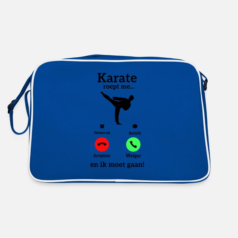 Karate Roept Me Retro Tasche
