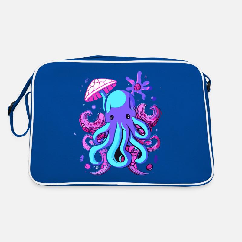 Octo Jelly Octopus Sea Creature Retro Bag