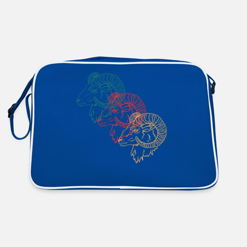 Drei Widder Trio Astrologie Sternzeichen Geschenk Retro Tasche