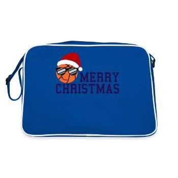 Basket-ball, Voeux de Noël, Magie athlétique - Sac Retro - bleu/blanc - Dos