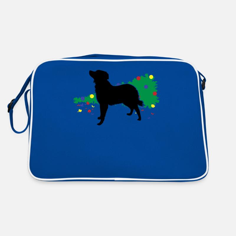 Chaos Hund Weihnachtsbaum Umfall Spaß Retro Tasche