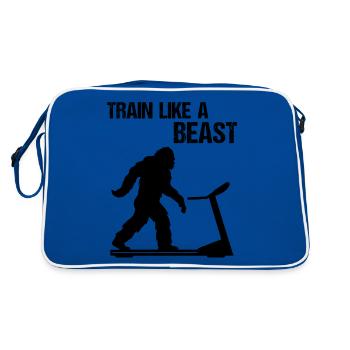 Beast Bigfoot Training Motivation - Retro Bag - blue/white - Back