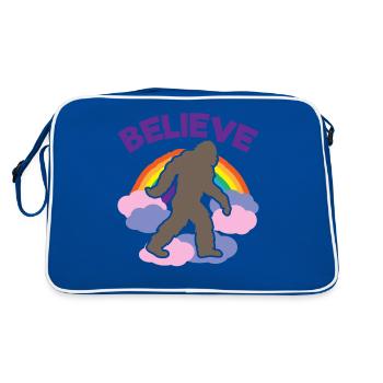 Croyance en l’être surnaturel Bigfoot - Sac Retro - bleu/blanc - Dos