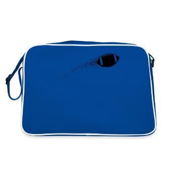 Spiel Tag - Energie & Teamgeist - Retro Tasche - Blau/Weiß - Hinten