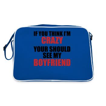 Ami? Fou et fascinant ! - Sac Retro - bleu/blanc - Dos
