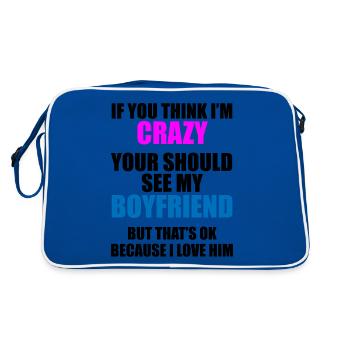 Ami? Fou et fascinant ! - Sac Retro - bleu/blanc - Dos