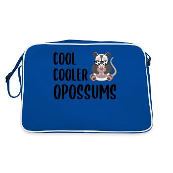 Lunettes de soleil animaux tendance opossum plus cool - Sac Retro - bleu/blanc - Dos