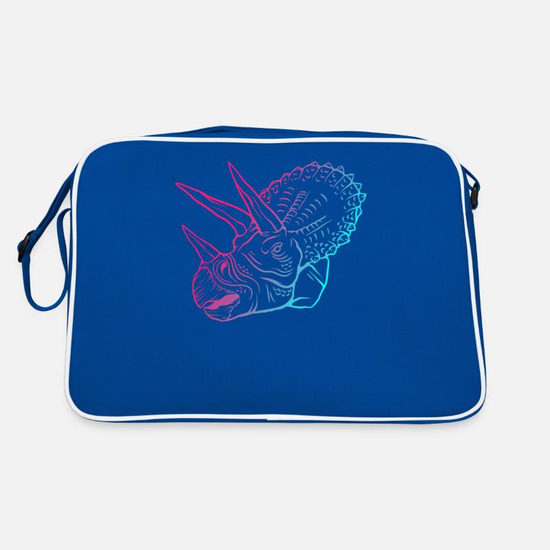 Néon Triceratops Style rétro collection Sac Retro