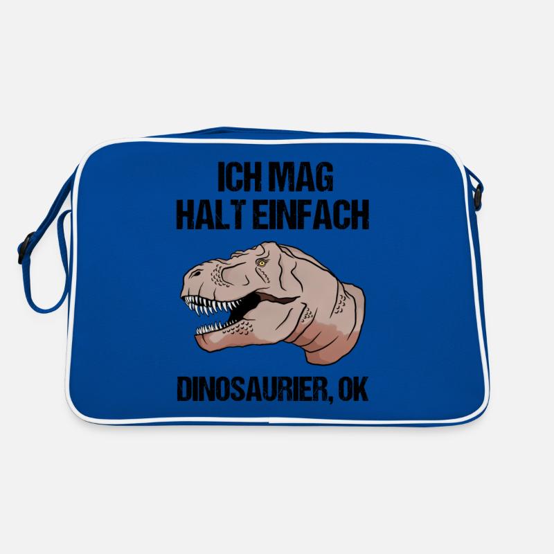 Einfach Dino-Liebe Geschenk Retro Tasche