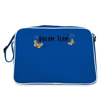 Dream Team Cœur de papillon - Sac Retro - bleu/blanc - Dos