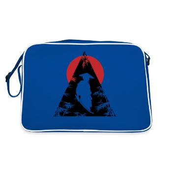Samurai Guardian Simplicité élégante - Sac Retro - bleu/blanc - Dos