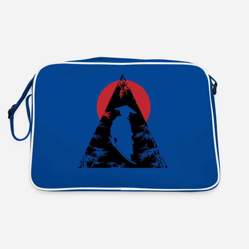 Samurai Wächter Stilvolle Schlichtheit Retro Tasche