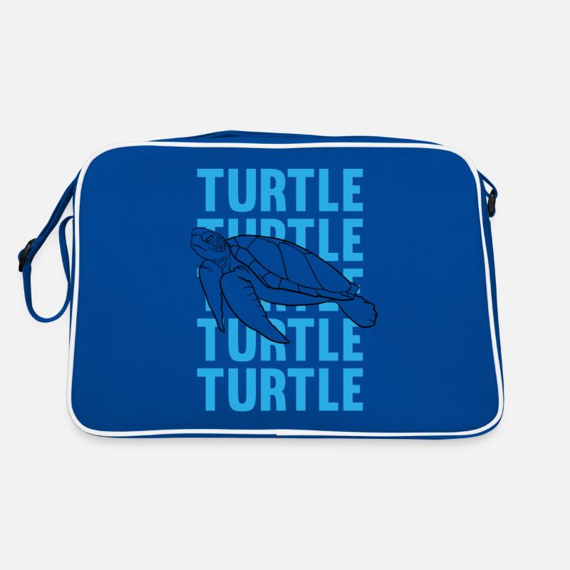 TURTLE Schattenbild Wortkunst Geschenk Retro Tasche