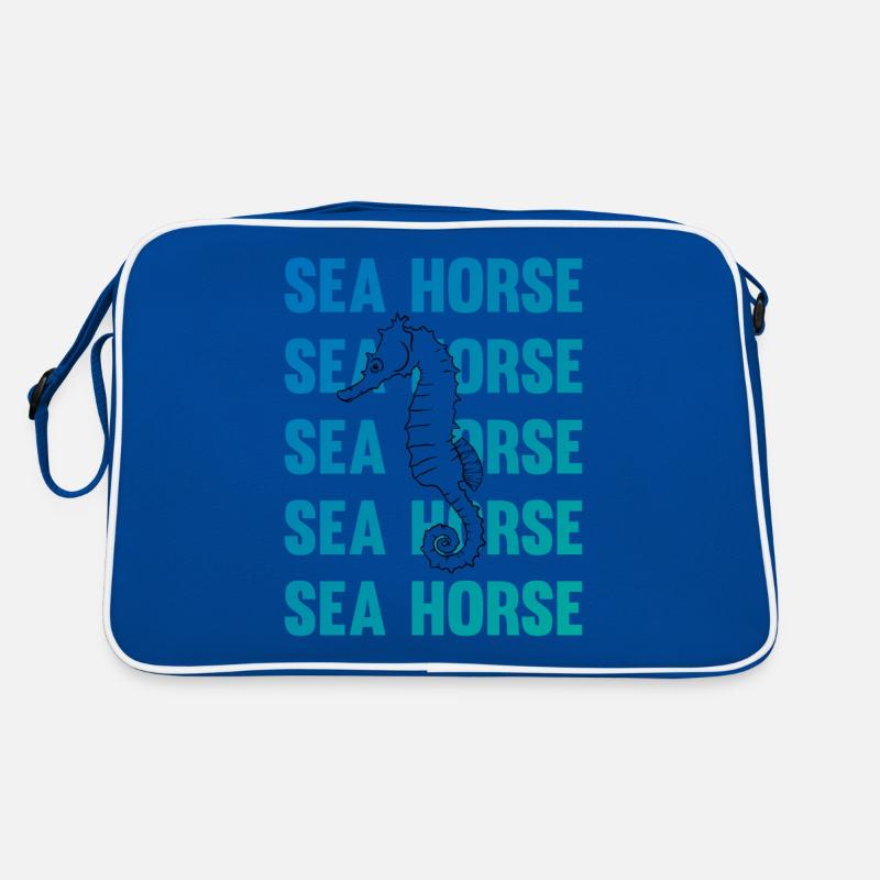 Hippocampe jeu d’écriture océan amour Sac Retro
