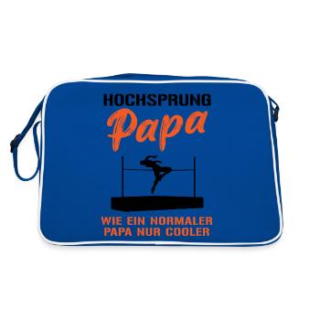 Cool dad with high jump gene - Retro Bag - blue/white - Back