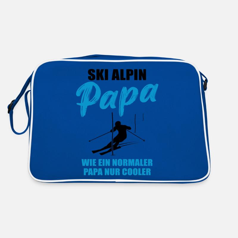 Alpine Ski Dad Gift Retro Bag