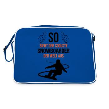 Top Snowboarders – World's Best - Retro Bag - blue/white - Back