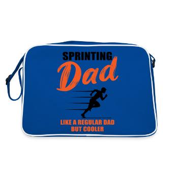 Cool Sprinter Papa Fast Lane - Sac Retro - bleu/blanc - Dos