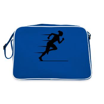 Elegance & Power - Sprinter Stylish - Retro Bag - blue/white - Back