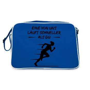 Fast Sprint – Pure Challenge - Retro Bag - blue/white - Back
