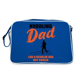 Papa coureur cool disant - Sac Retro - bleu/blanc - Dos