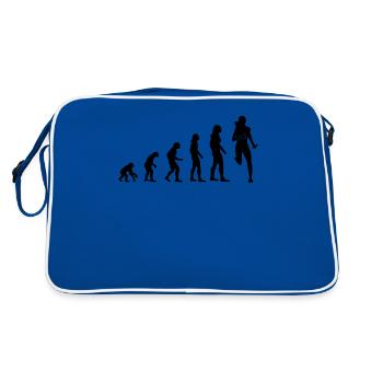 Elegance in Running - Relay Runner Power - Retro Bag - blue/white - Back