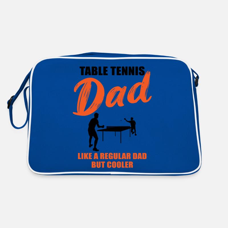 Cooler Tischtennis Papa Spruch Geschenk Retro Tasche