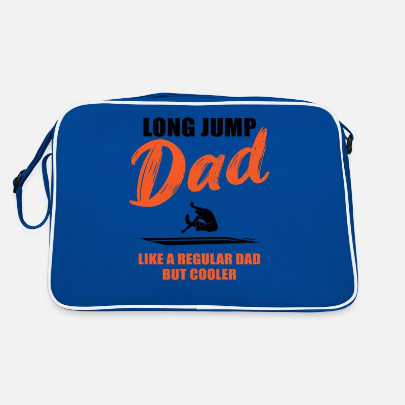 Coolest Long Jump Dad Ever Gift Retro Bag