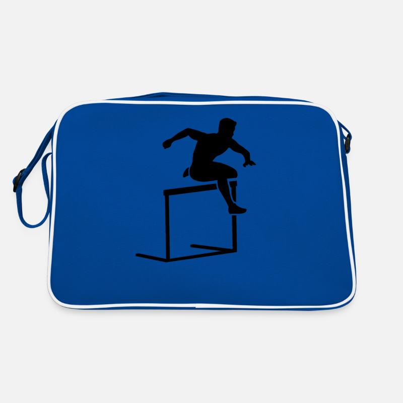 Hindernislauf Dynamik Energie Sport Geschenk Retro Tasche