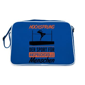 High Jump for Demanding Athletes - Retro Bag - blue/white - Back