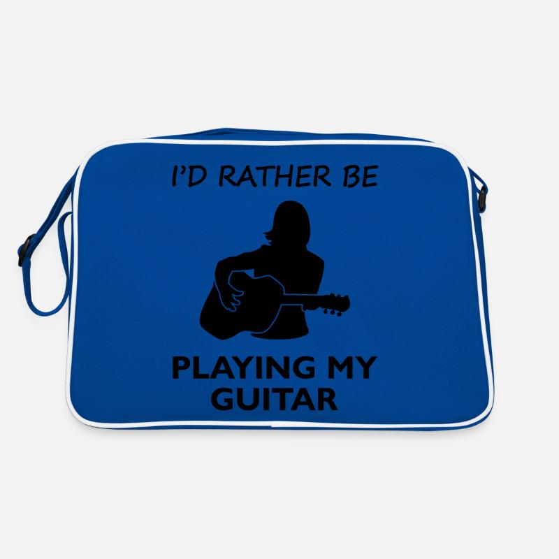 Rather Guitar Playing - Gift Choice Retro Tasche