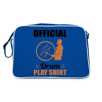 Chemise officielle de jeu de tenue de batteur - Sac Retro - bleu/blanc - Dos