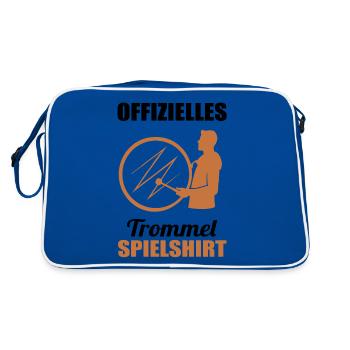 Chemise officielle de jeu de tenue de batteur - Sac Retro - bleu/blanc - Dos