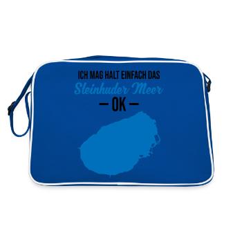 Simply Steinhuder Meer Okay - Retro Bag - blue/white - Back
