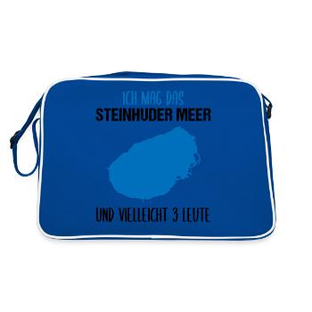 Steinhuder Meer & 3 people - Retro Bag - blue/white - Back