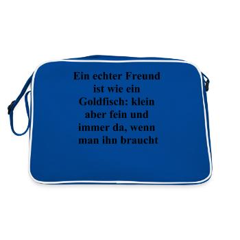 Best Fish - Retro Bag - blue/white - Back