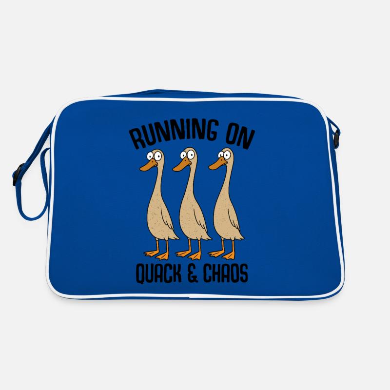 Canard maman canard papa canard élevage canard élevage canards race - Sac Retro - bleu/blanc