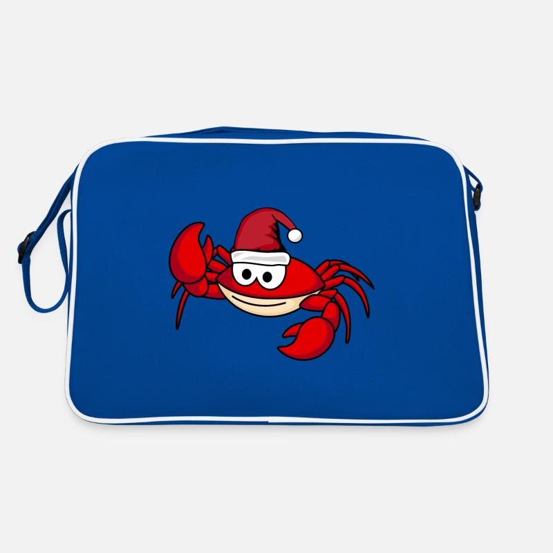 Crab Comic Christmas Sac Retro