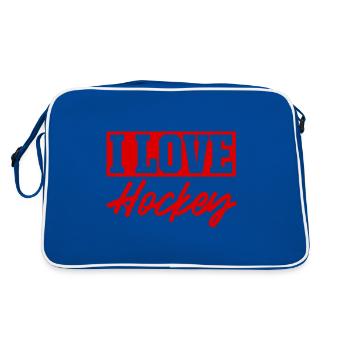 J’adore le hockey - Sac Retro - bleu/blanc - Dos