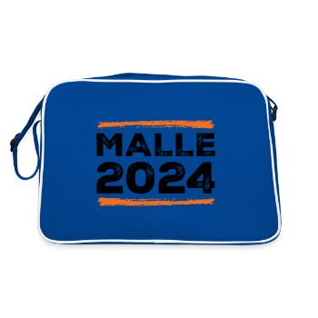 Devis Malle 2024 - Sac Retro - bleu/blanc - Dos