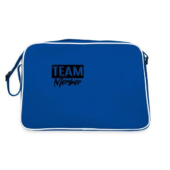 Membres de l’équipe - Sac Retro - bleu/blanc - Dos