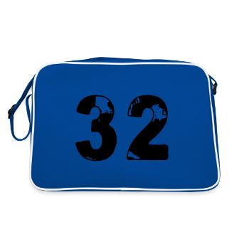 32 Number jersey - Retro Bag - blue/white - Back