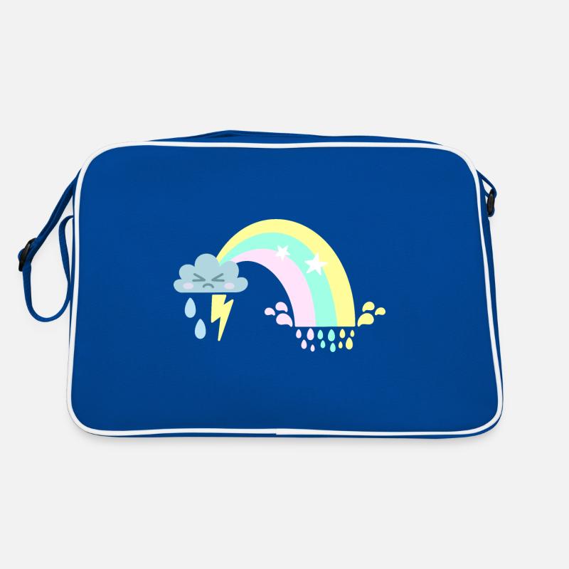 Gewittersturm Retro Tasche
