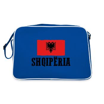 Albanais Albanais Albanie - Sac Retro - bleu/blanc - Dos