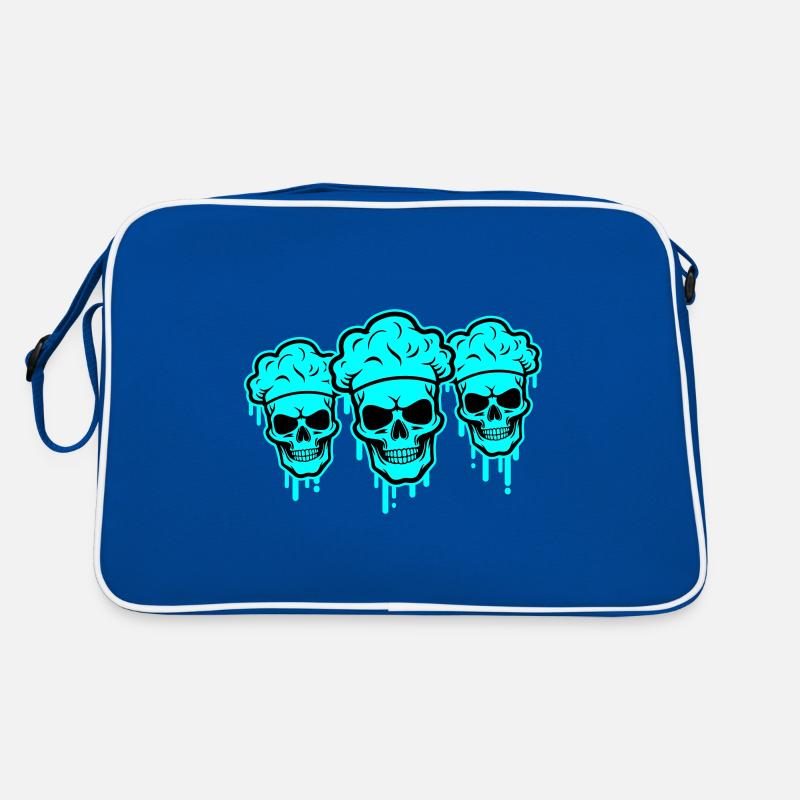 Chefkoch Skelett Retro Tasche