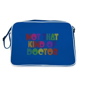 Pas ce genre de médecin - Drôle de médecin médecin - Sac Retro - bleu/blanc - Dos