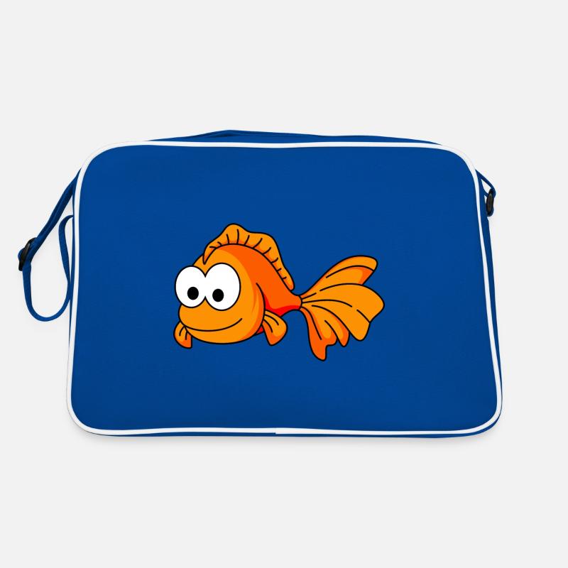 Goldfisch Comic Tier Retro Tasche