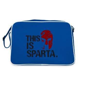 This Is Sparta - Retro Bag - blue/white - Back