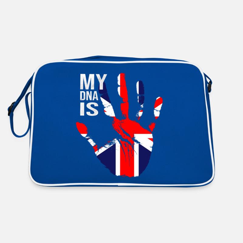 Drapeau britannique, mon ADN est britannique, drapeau Union Jack Sac Retro